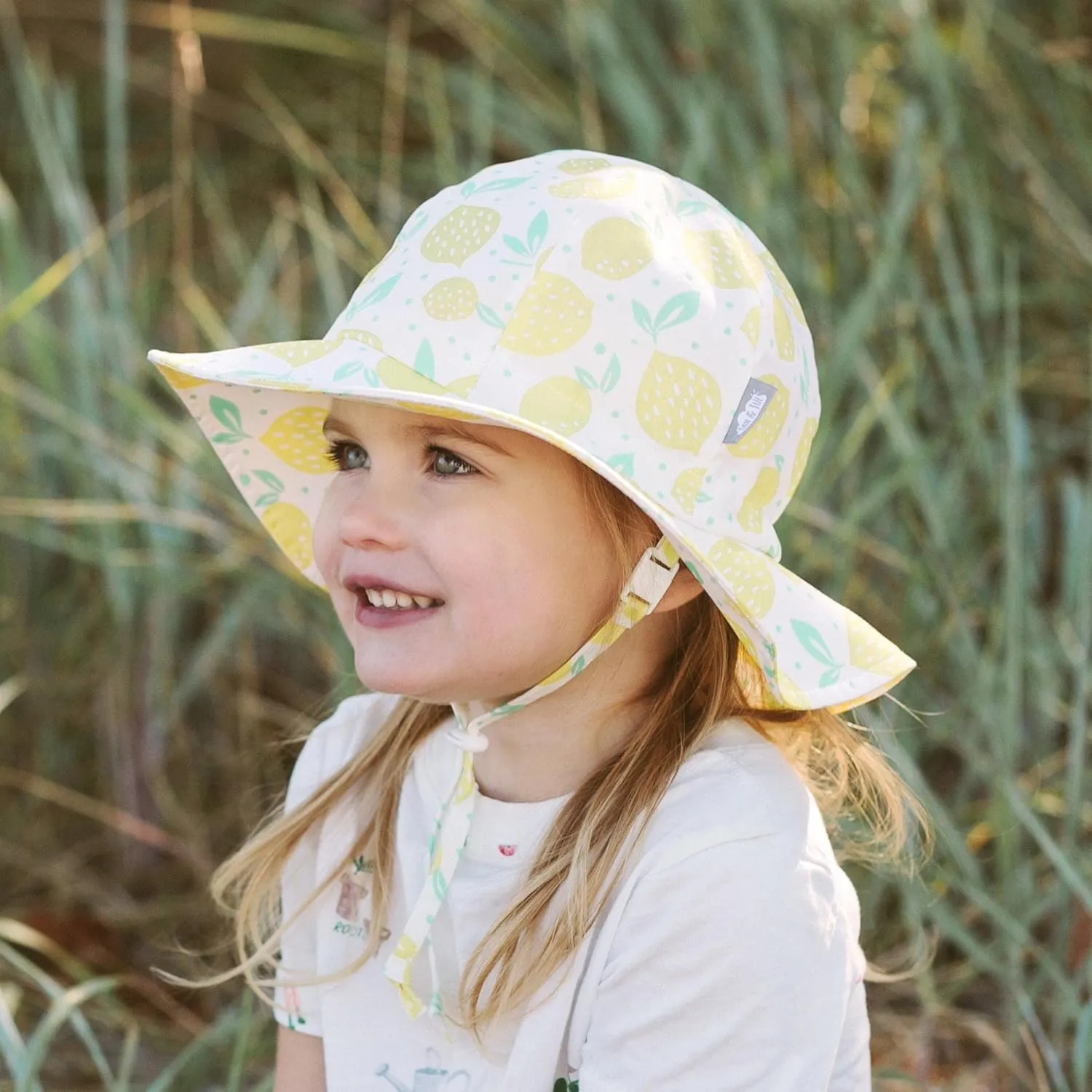JAN & JUL 50  UPF Cotton Sun Hat with Wide Brim for Toddler Girls