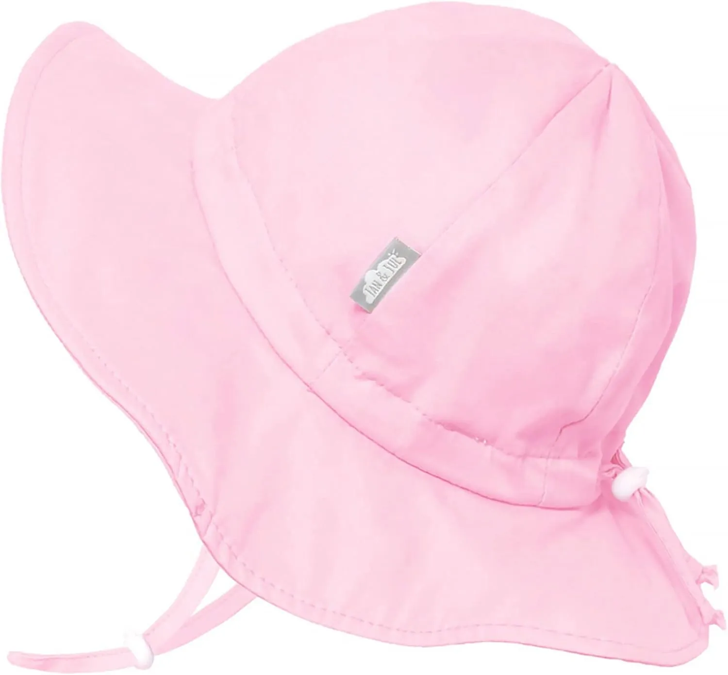 JAN & JUL Adjustable Cotton Floppy Sun Hat with 50  UPF Protection for Girls