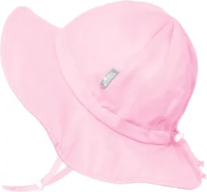 JAN & JUL Adjustable Cotton Floppy Sun Hat with 50  UPF Protection for Girls