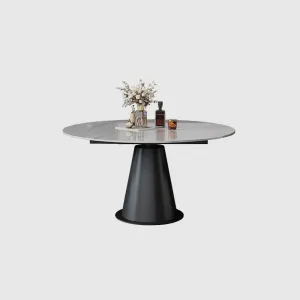 JEREZ Italian Minimalist Expandable Rotating Dining Table