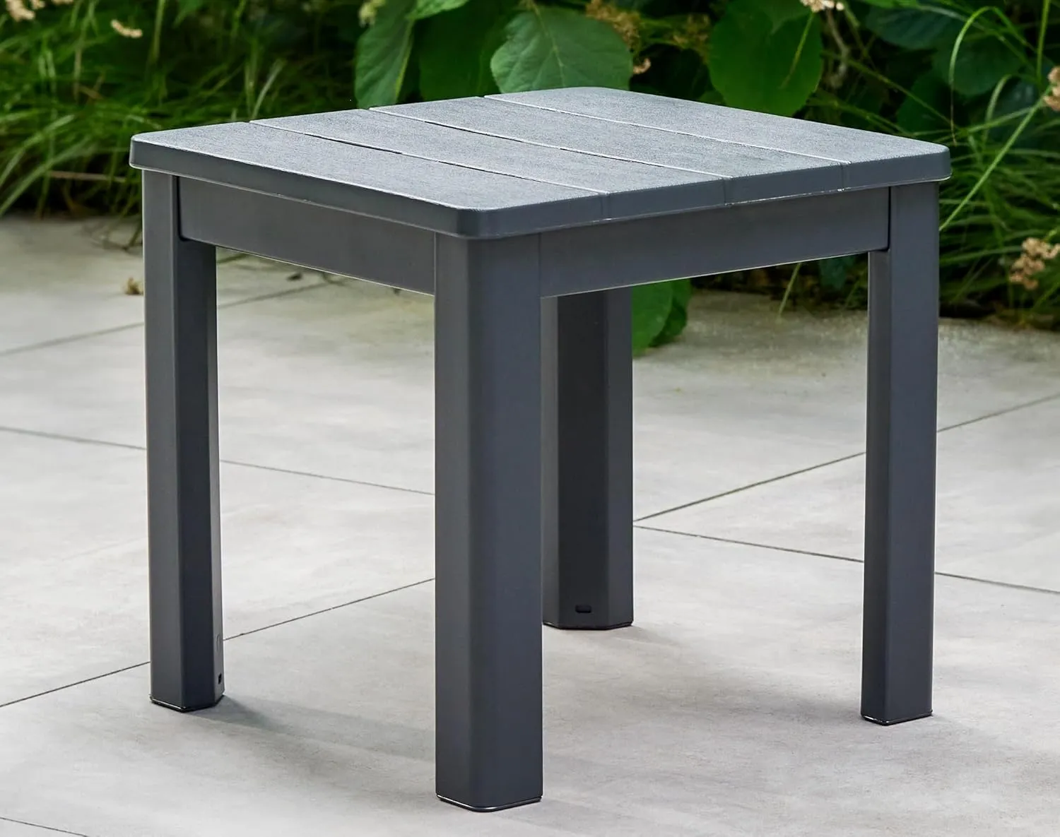 Keter Outdoor Chaise Side Table - Graphite
