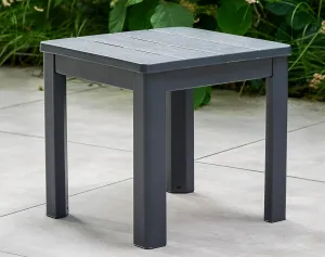 Keter Outdoor Chaise Side Table - Graphite