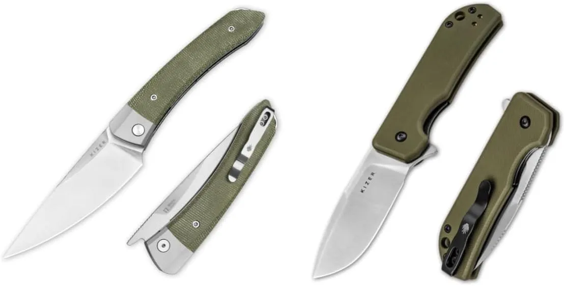 Kizer Momo Bundled with Nice Guy Pocket Folding Knife