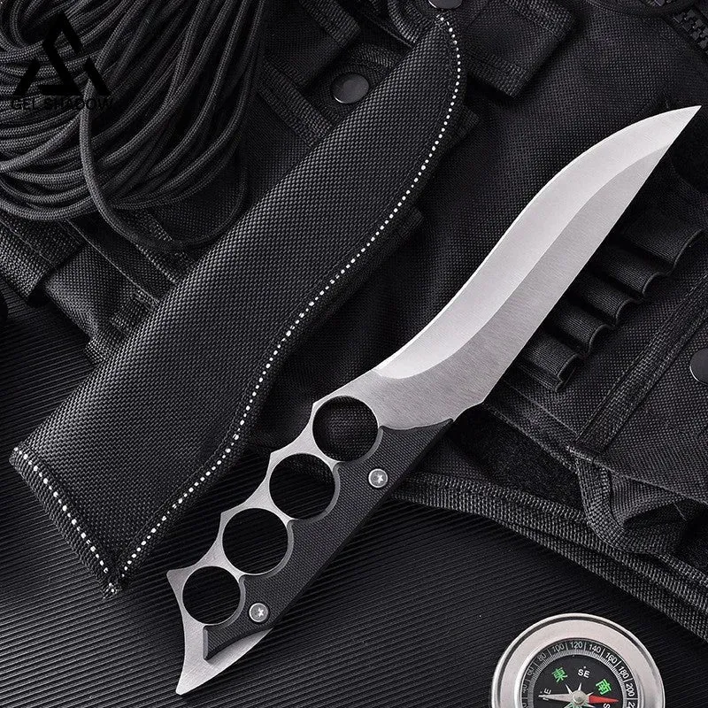 Knuckle Fixed blade Outdoor Survival Tactical Knives