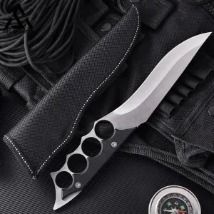 Knuckle Fixed blade Outdoor Survival Tactical Knives