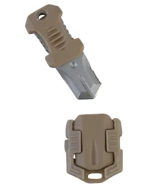 KombatUK Small Tactical Molle consealment Knife Coyote or black "ID MUST BE SENT PRIOR TO DESPATCH OVER 18s ONLY"