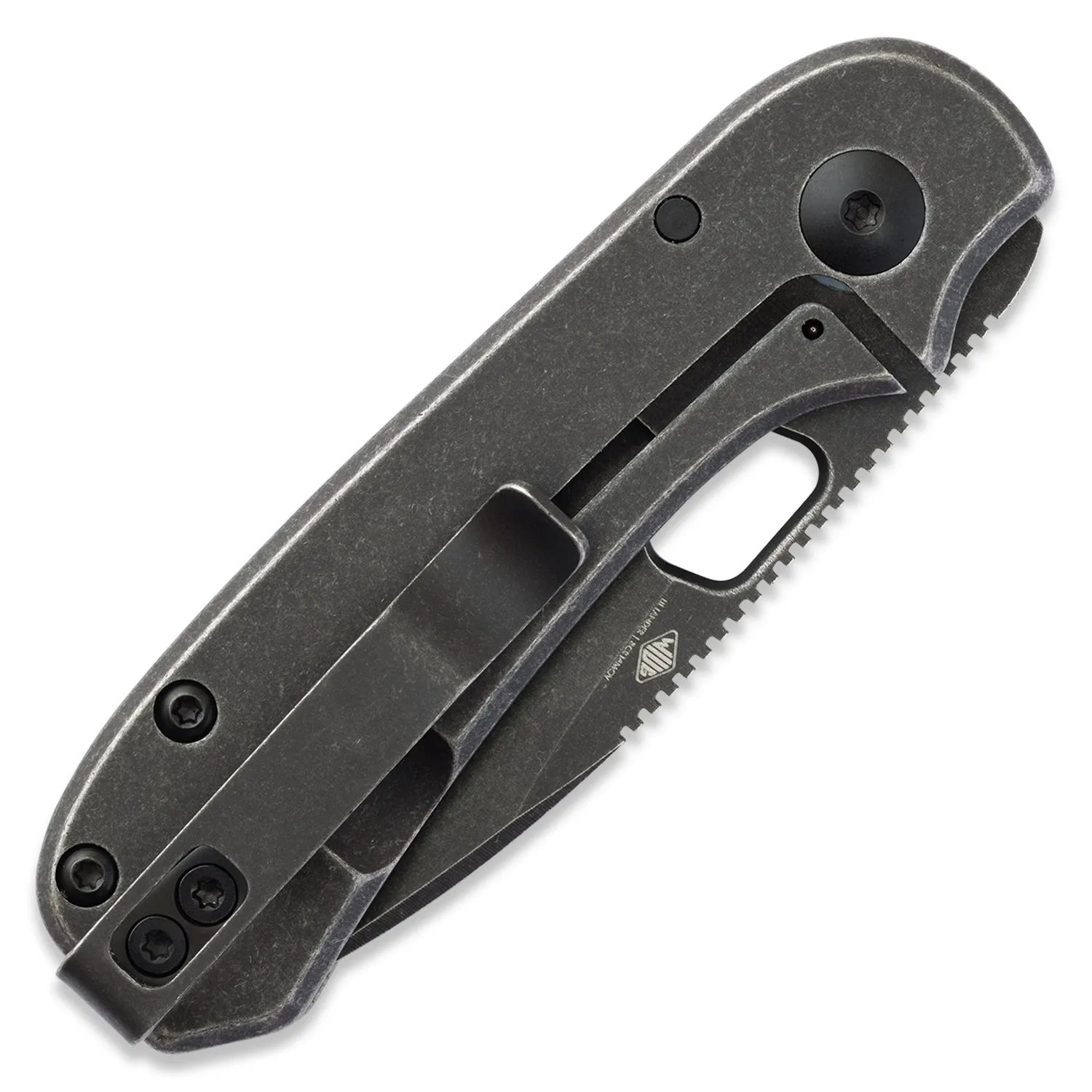Lander 5 Pocket Knife - Black Stonewash - 8CR14MOV