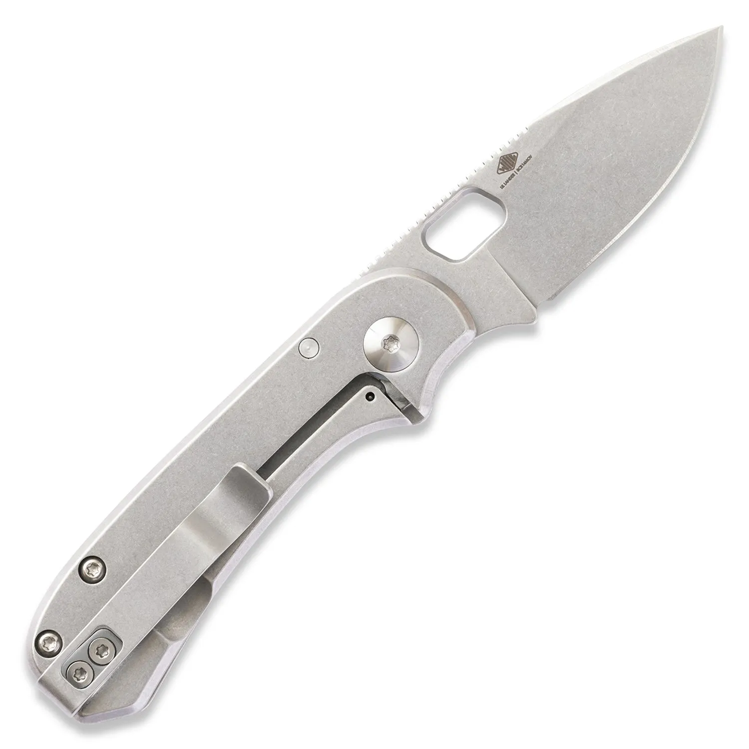Lander 5 Pocket Knife - Gray Stonewash - 8CR14MOV