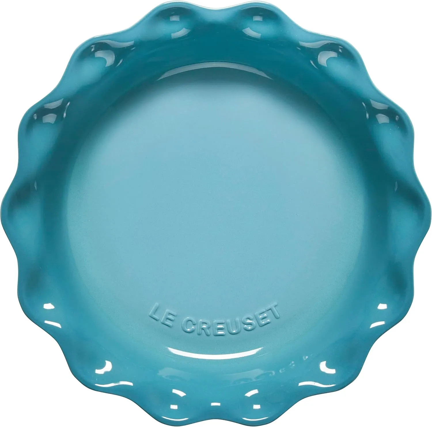 Le Creuset Stoneware 9" Heritage Pie Dish, Caribbean