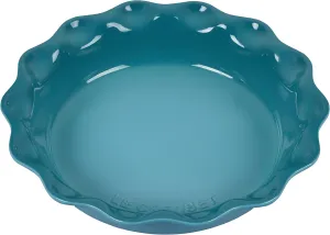 Le Creuset Stoneware 9" Heritage Pie Dish, Caribbean