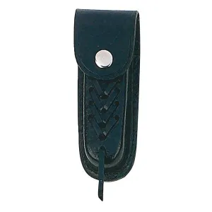 Leather Sheath, Black, Fits 4.50 to 5.00 in.