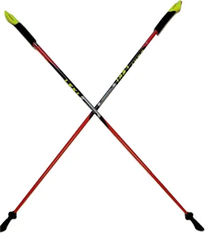 LEKI Nordic Walking Speed Pacer (T3) HM Carbon Trekking Poles 115cm Red