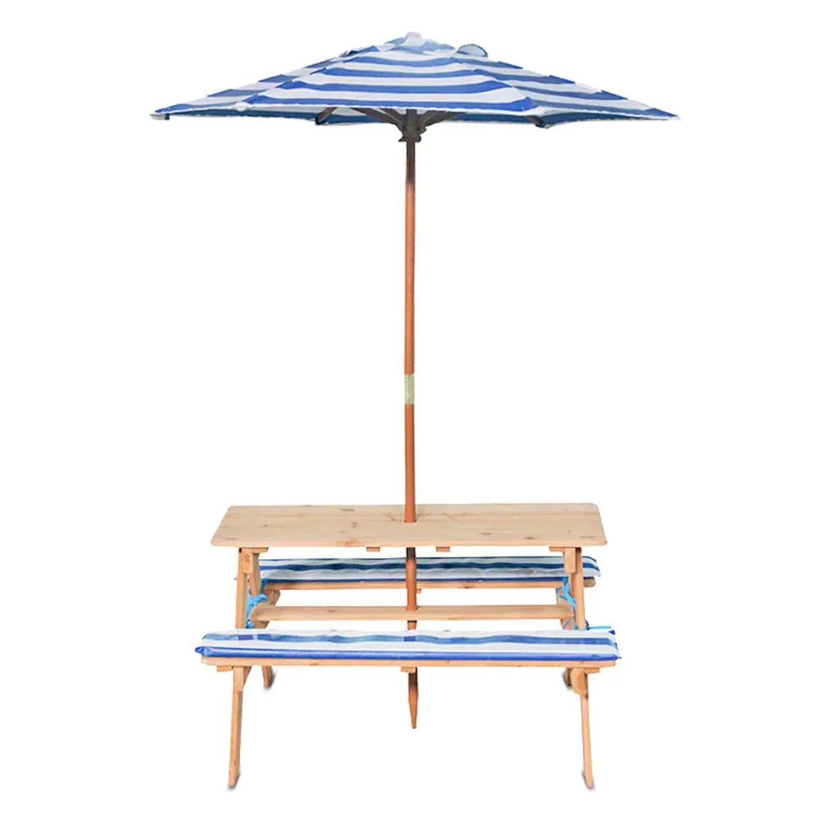 Lifespan Kids Sunset Wooden Picnic Table with Foldable Umbrella