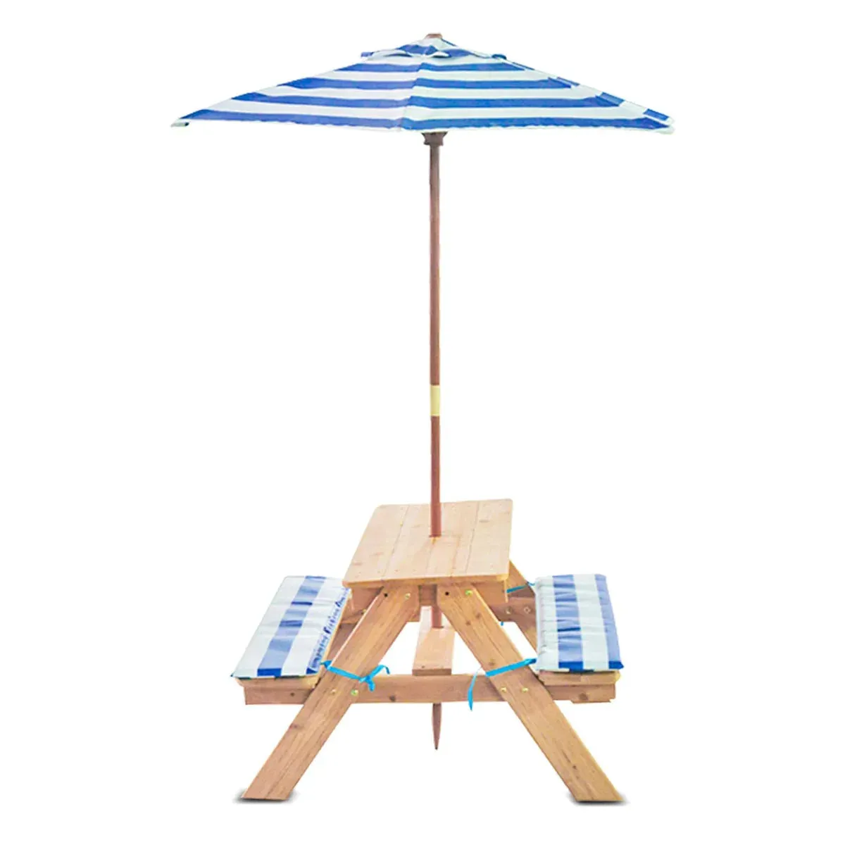 Lifespan Kids Sunset Wooden Picnic Table with Foldable Umbrella