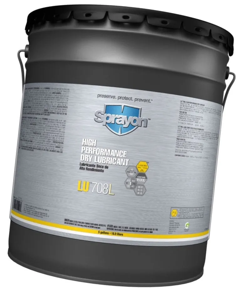 LU708 High Performance Dry Lubricant - 5 Gallon Pail