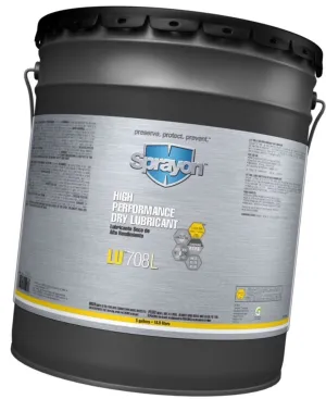 LU708 High Performance Dry Lubricant - 5 Gallon Pail