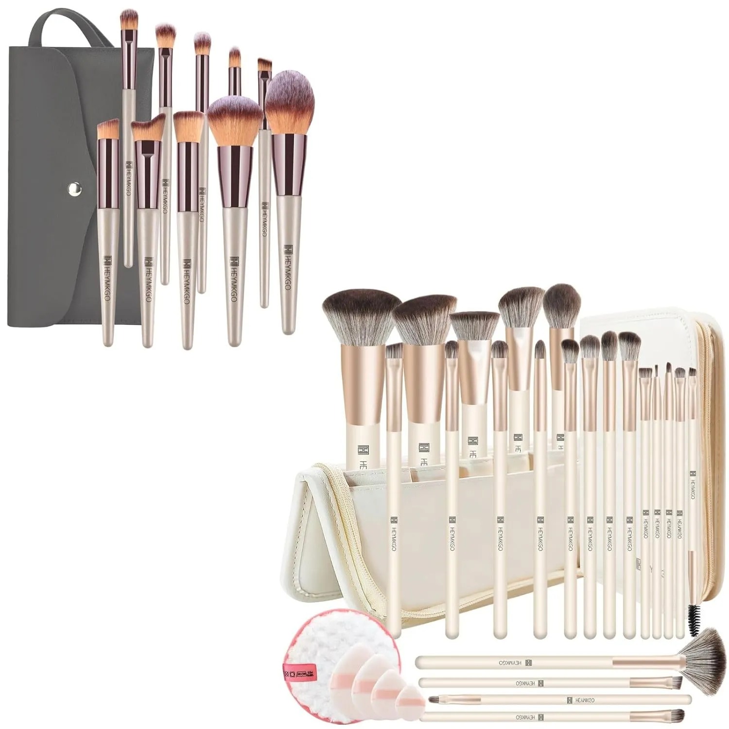 Makeup Brushes Set with Bag & 22Pcs Premium Makeup Brush Set Professional with Foldable Case