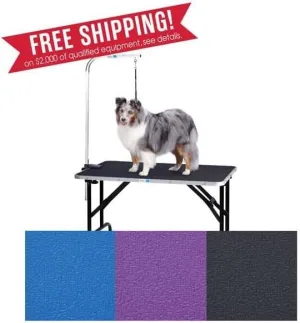 Master Equipment Dog Grooming Table with Arm, 42" x 24" x 30"