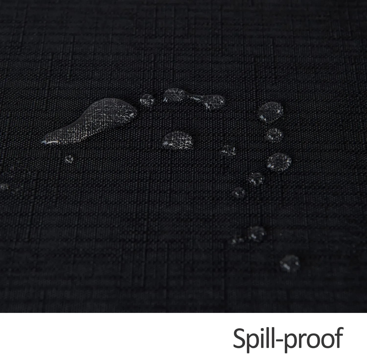 maxmill Square Tablecloth Slubby Texture Stain Resistant Waterproof Wrinkle Resistant Soft Table Cloth, Decorative Fabric Table Cover for Dining Room Dinner and Parties, 52 x 52 Inch, Black