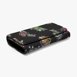 Men's Fancy Dancer Black Foldable Wallet