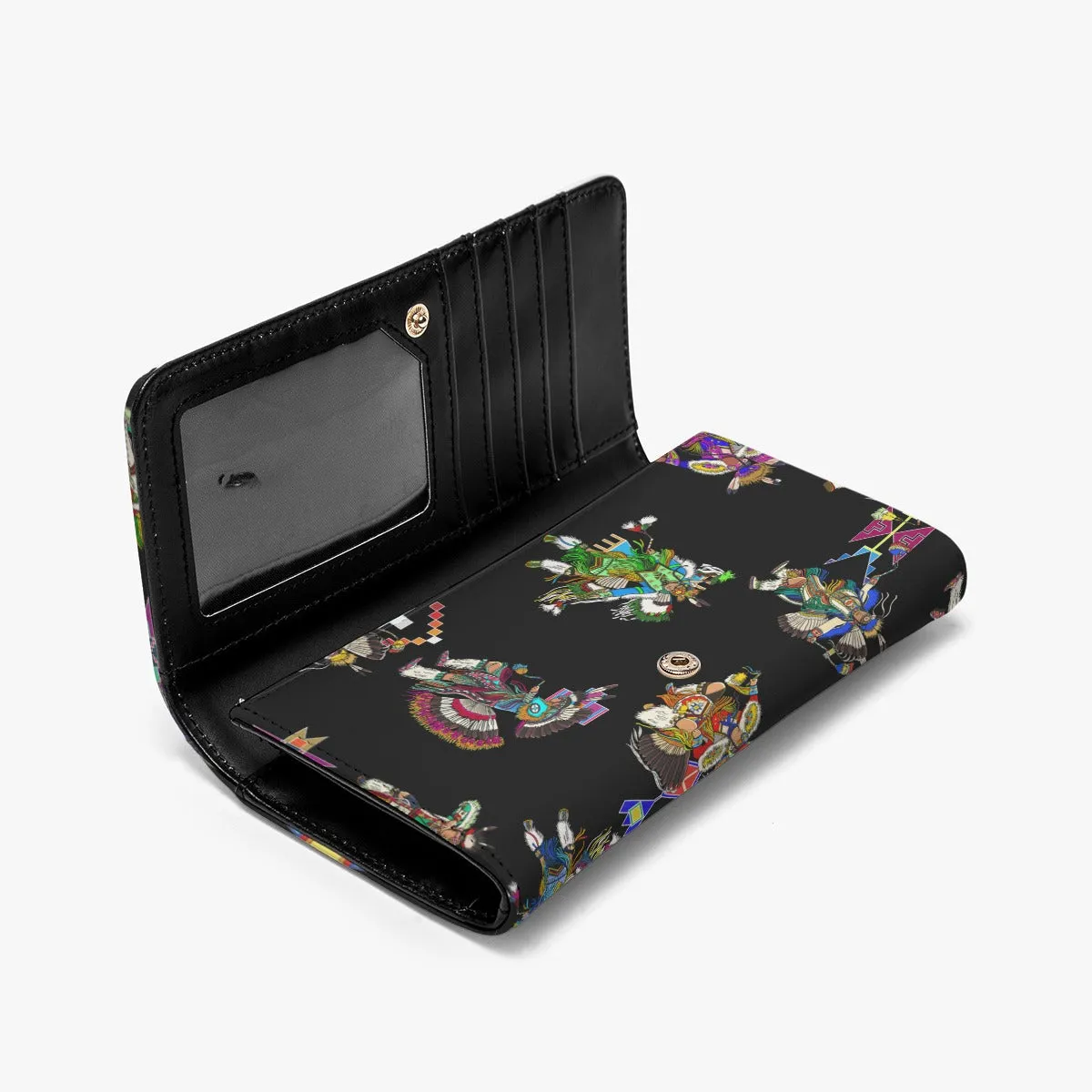 Men's Fancy Dancer Black Foldable Wallet