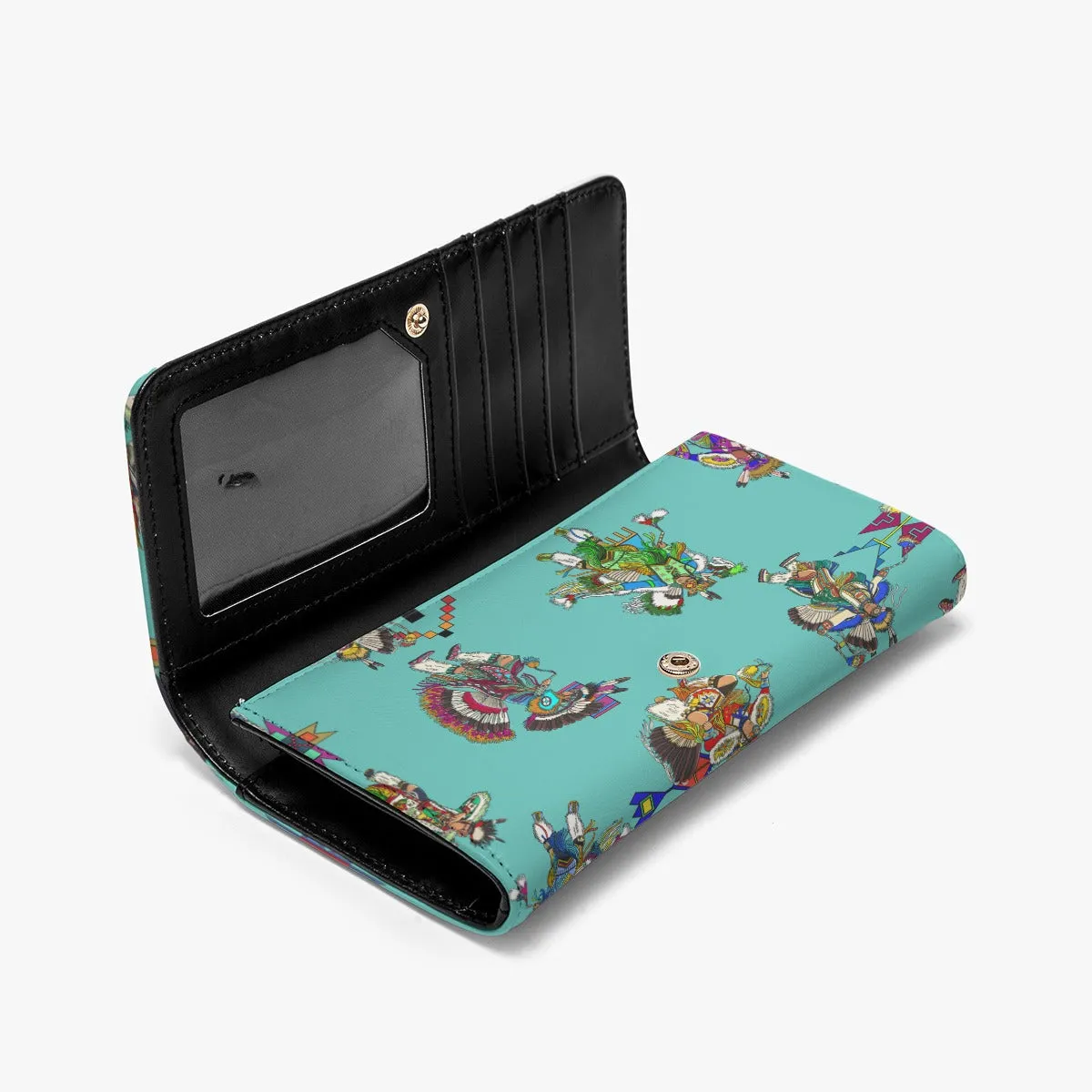 Men's Fancy Dancers Eggshell Blue Foldable Wallet