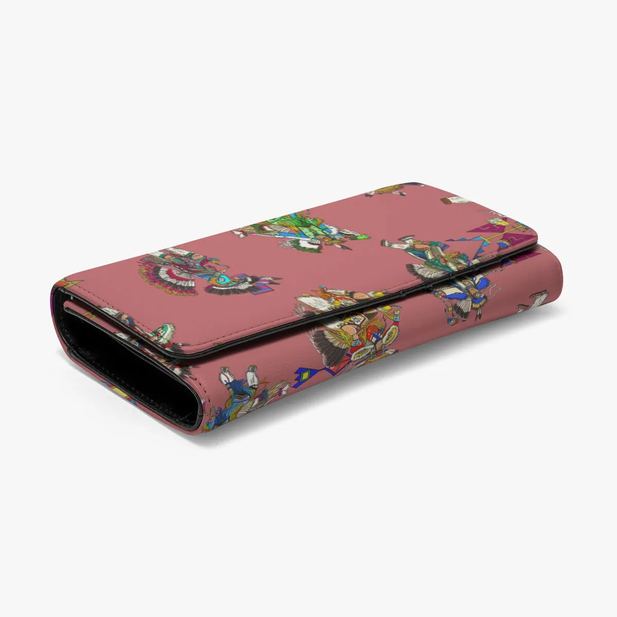 Men's Fancy Dancers Terra Cotta Foldable Wallet