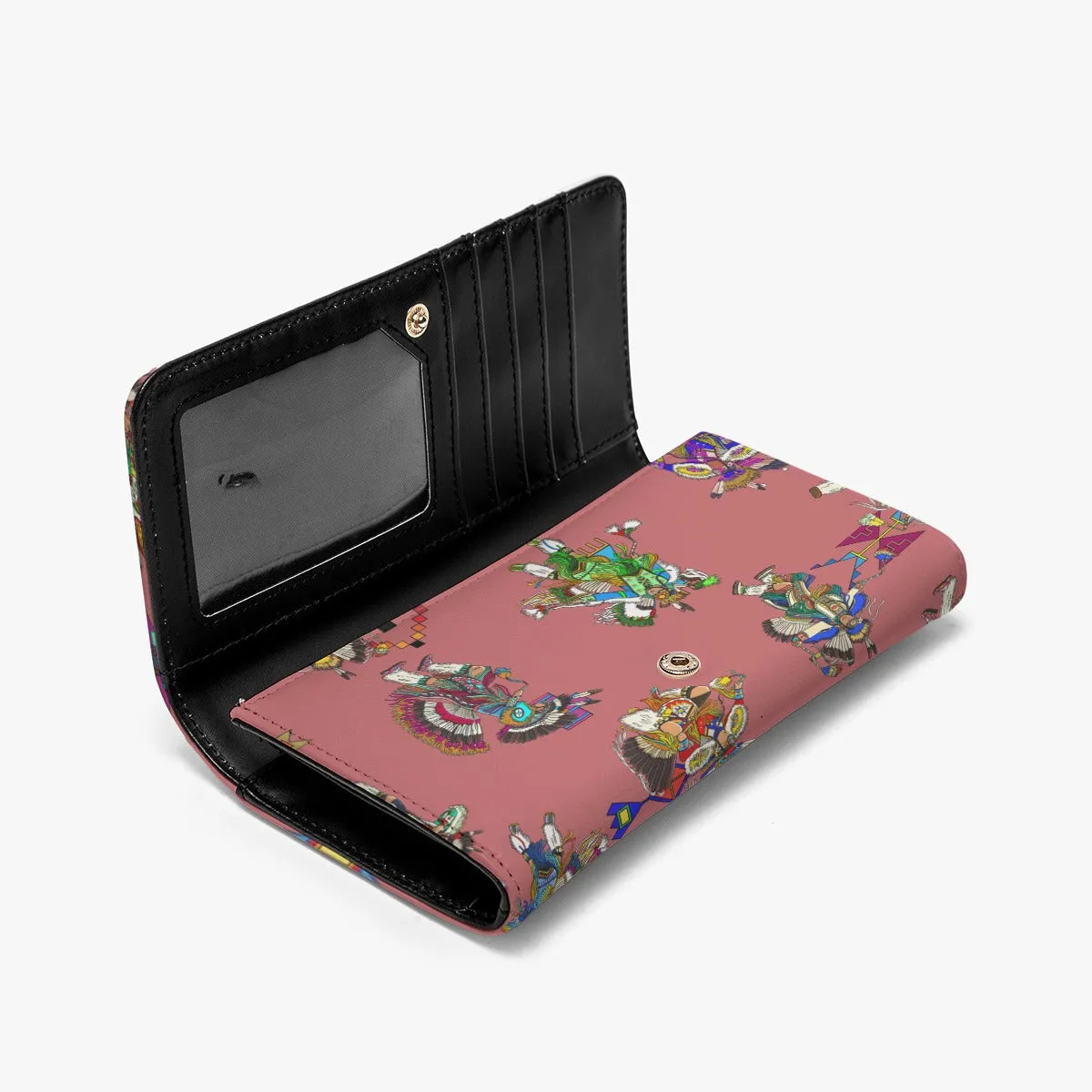 Men's Fancy Dancers Terra Cotta Foldable Wallet