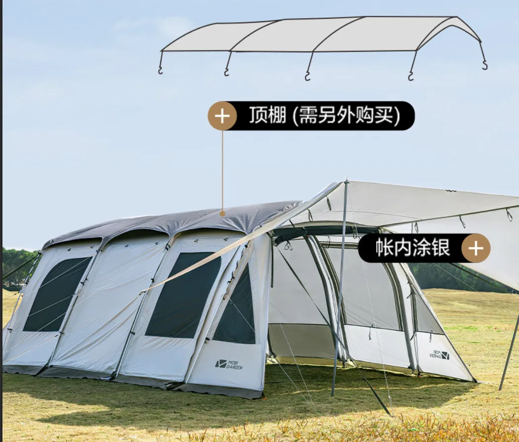 Mobi LS and Effortless with 4 Tent Tent Experience Connected Spacious for Garden Tunnel Inner Instant access Camping