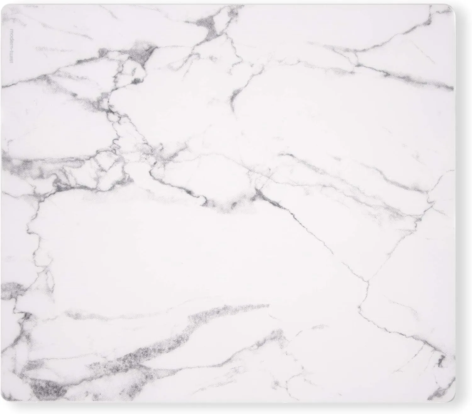 modern-twist 14 x 16 Silicone Placemat, BPA, PVC-Free Table Mat, Dishwasher Safe, Marble Print in Gray, Pack of 1