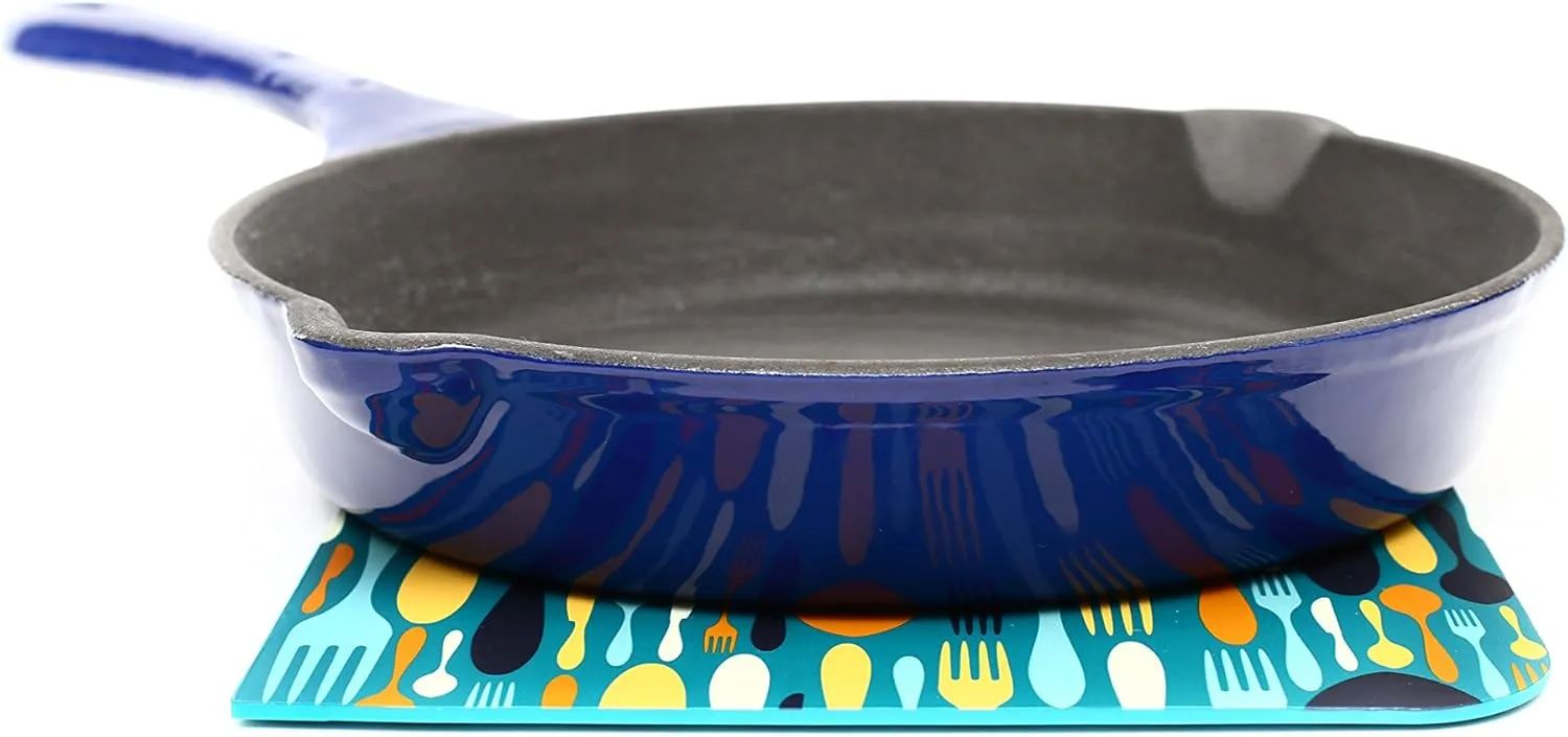Modgy Silicone Trivets for Hot Dishes, Pots, Pans Decorative for Kitchen Counter-Tops Heat Resistant Pad Utensil Rest Mat Coaster, Kookin