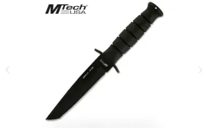 MTechUSA Rescue Team Fixed Blade Military Tanto Blade Full Tang Knife 6Q0-MT-113