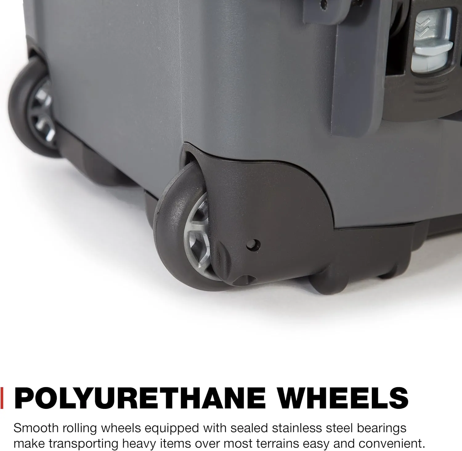 NANUK Wheeled Series 935 Lightweight NK-7 Resin Waterproof Protective Case and Foam Insert - Graphite