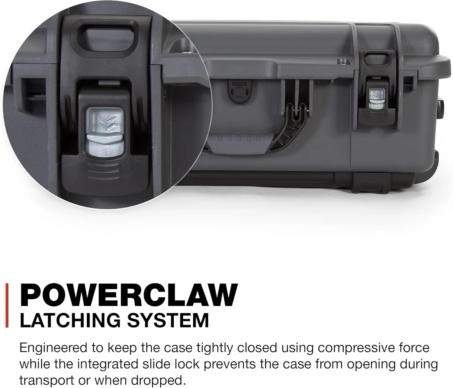 NANUK Wheeled Series 935 Lightweight NK-7 Resin Waterproof Protective Case and Foam Insert - Graphite