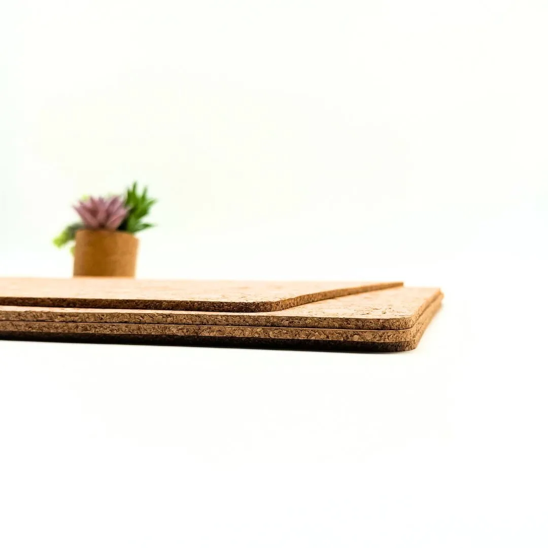 Natural Cork Placemats - Set of 4 Rectangle
