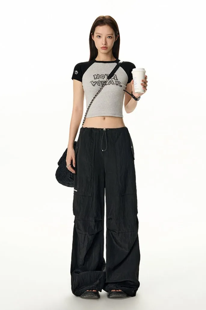 [NAWS] Drawstring  paratrooper pants
