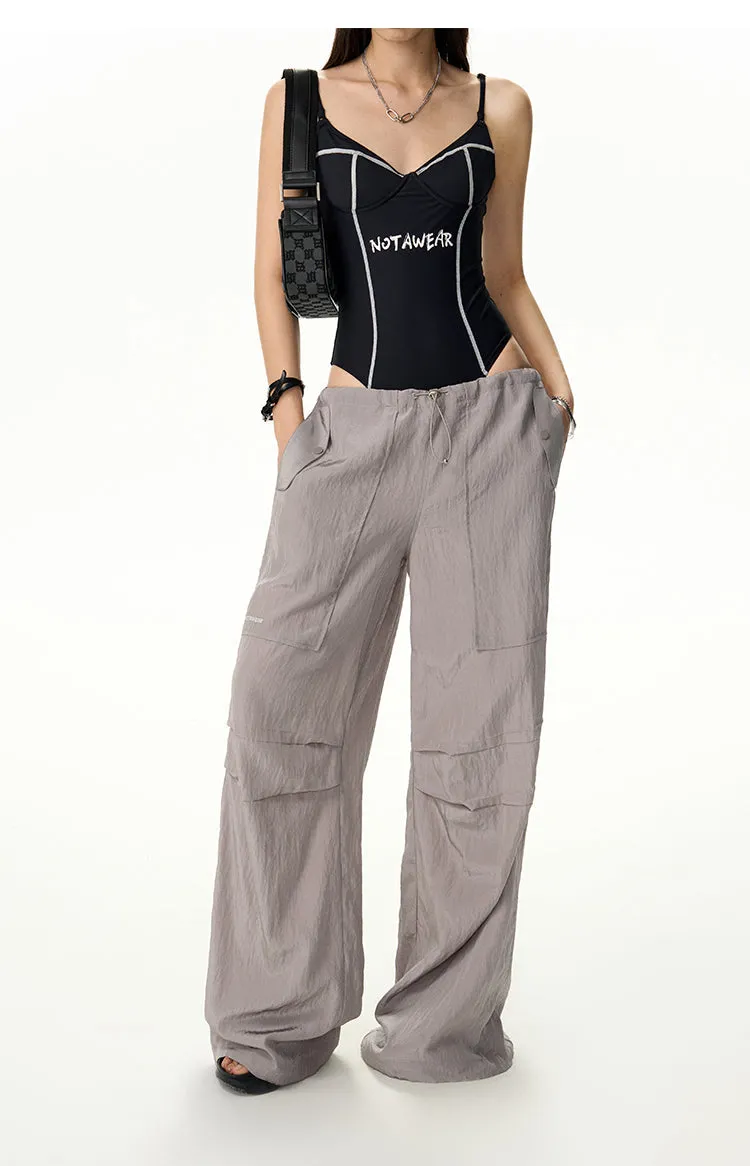 [NAWS] Drawstring  paratrooper pants
