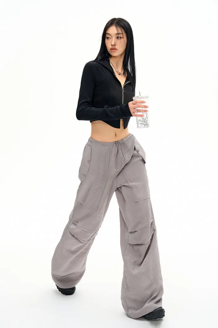 [NAWS] Drawstring  paratrooper pants