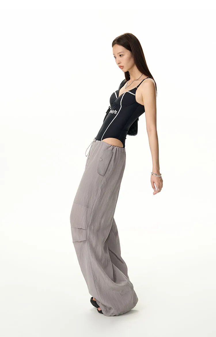 [NAWS] Drawstring  paratrooper pants