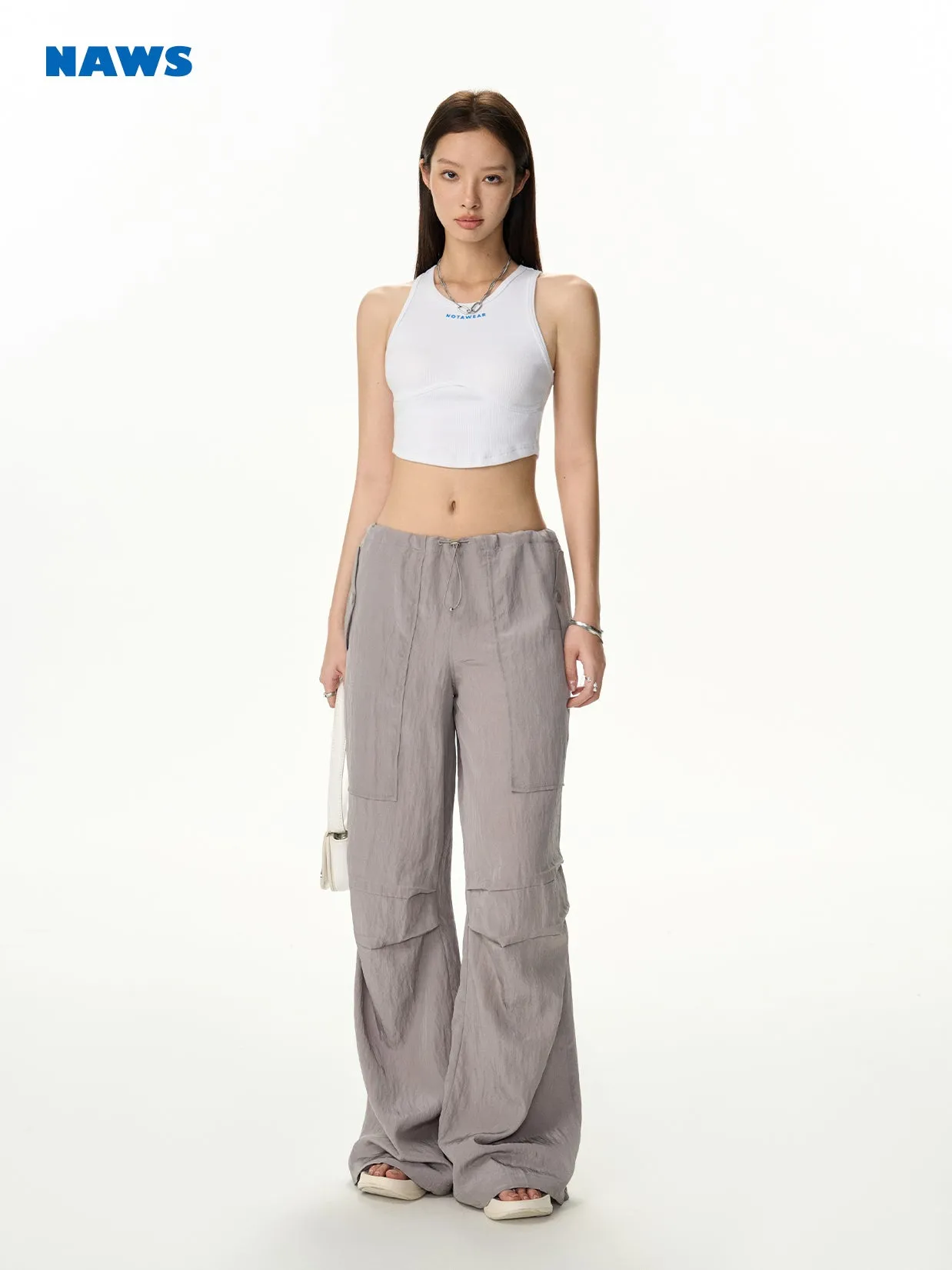 [NAWS] Drawstring  paratrooper pants