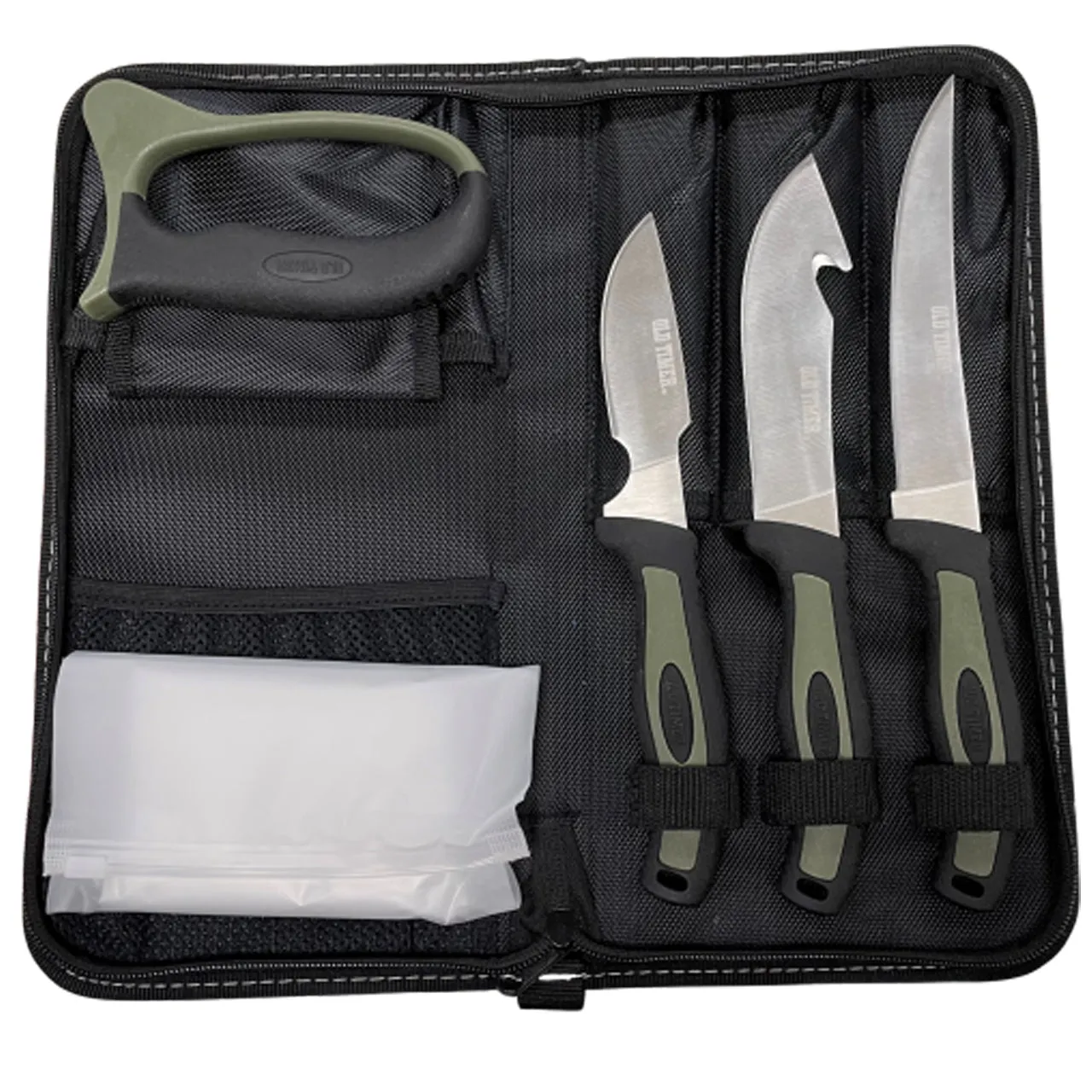 Old Timer Lightweight Field Dressing Kit with Hand Sharpener and Storage Case