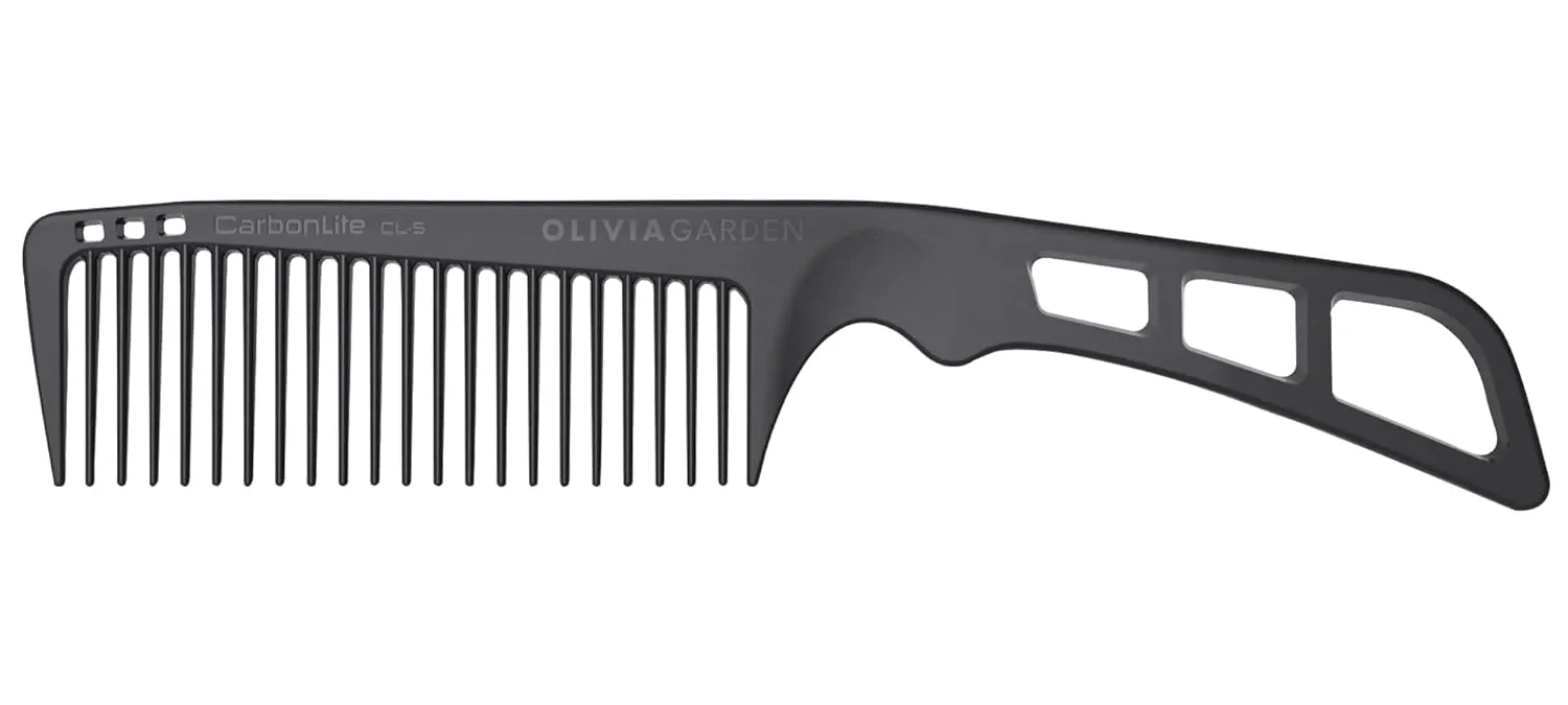 Olivia Garden CarbonLite carbon combs, totally snag-free, ultra-light, high heat resistant, durable and anti-static