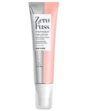 one 'n only Zero Fuss Fine to Medium Hair Primer, Leave-in Spray, Detangles and Smooths, Weightlessly Conditions, Humidity Resistant, Tames Frizz, No Heat Required, 5 Fl. Oz