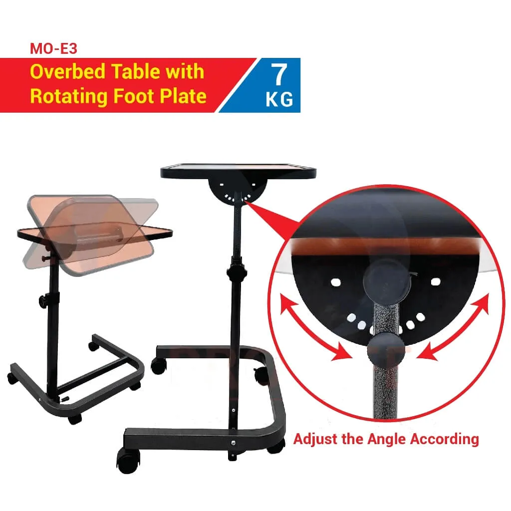 Overbed Table with Wheels (MO-E3)