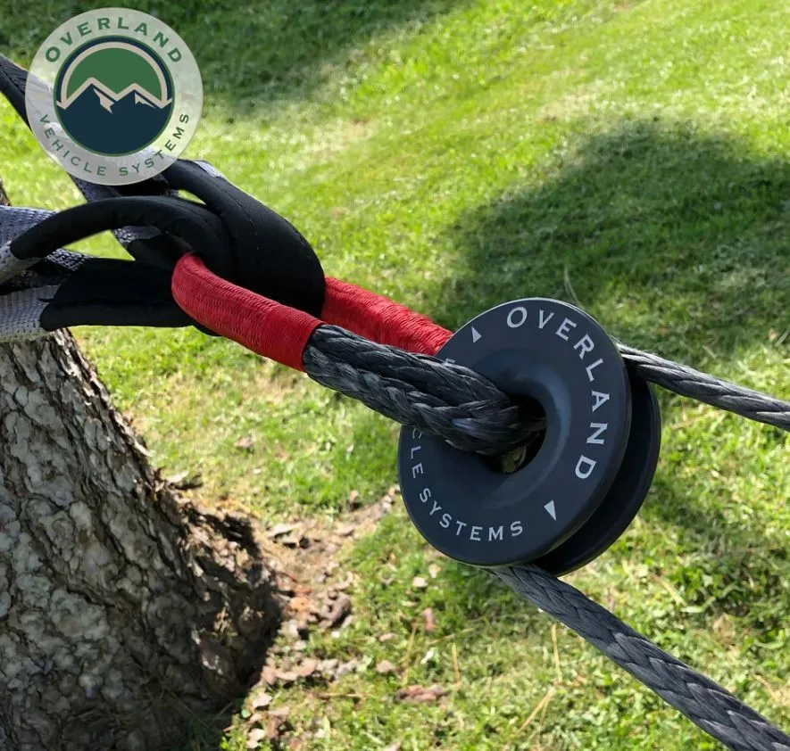 Overland Vehicle Systems Soft Recovery Shackle with Storage bag