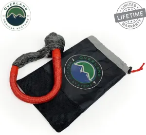 Overland Vehicle Systems Soft Recovery Shackle with Storage bag