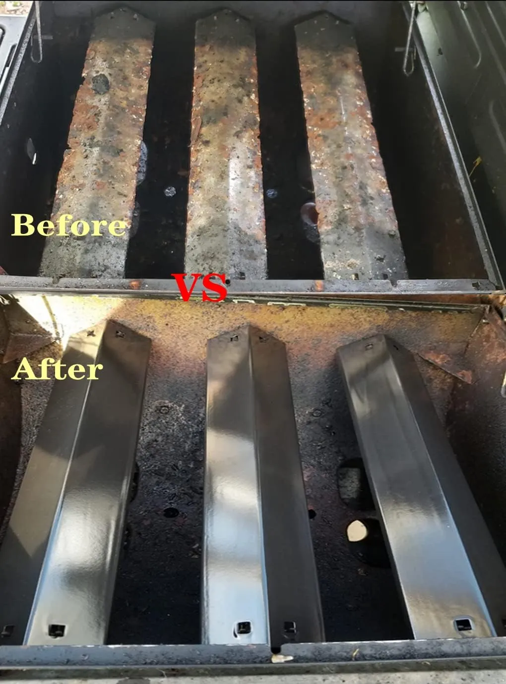 P9505A(3-Pack) Porcelain Steel Heat Plate,Heat Shield, Heat Tent for Chargriller Charcoal 3001, 3008, 3030, 4000, 5050, 5252, 5650 Gas Grill