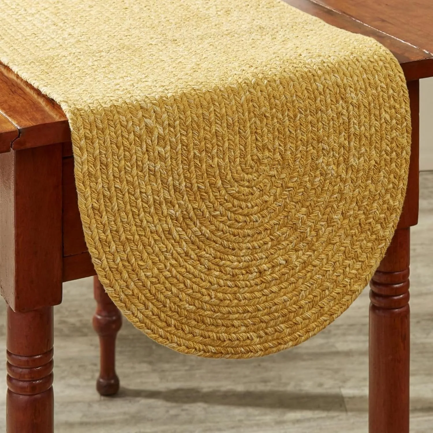Park Designs Cumin Spice Bin Braided Farmhouse Table Runner 36 Inch | 15x36 Rustic Dining Table Accessory | Woven & Thickly Braided | Modern Farmhouse Table Runners 36 Inches