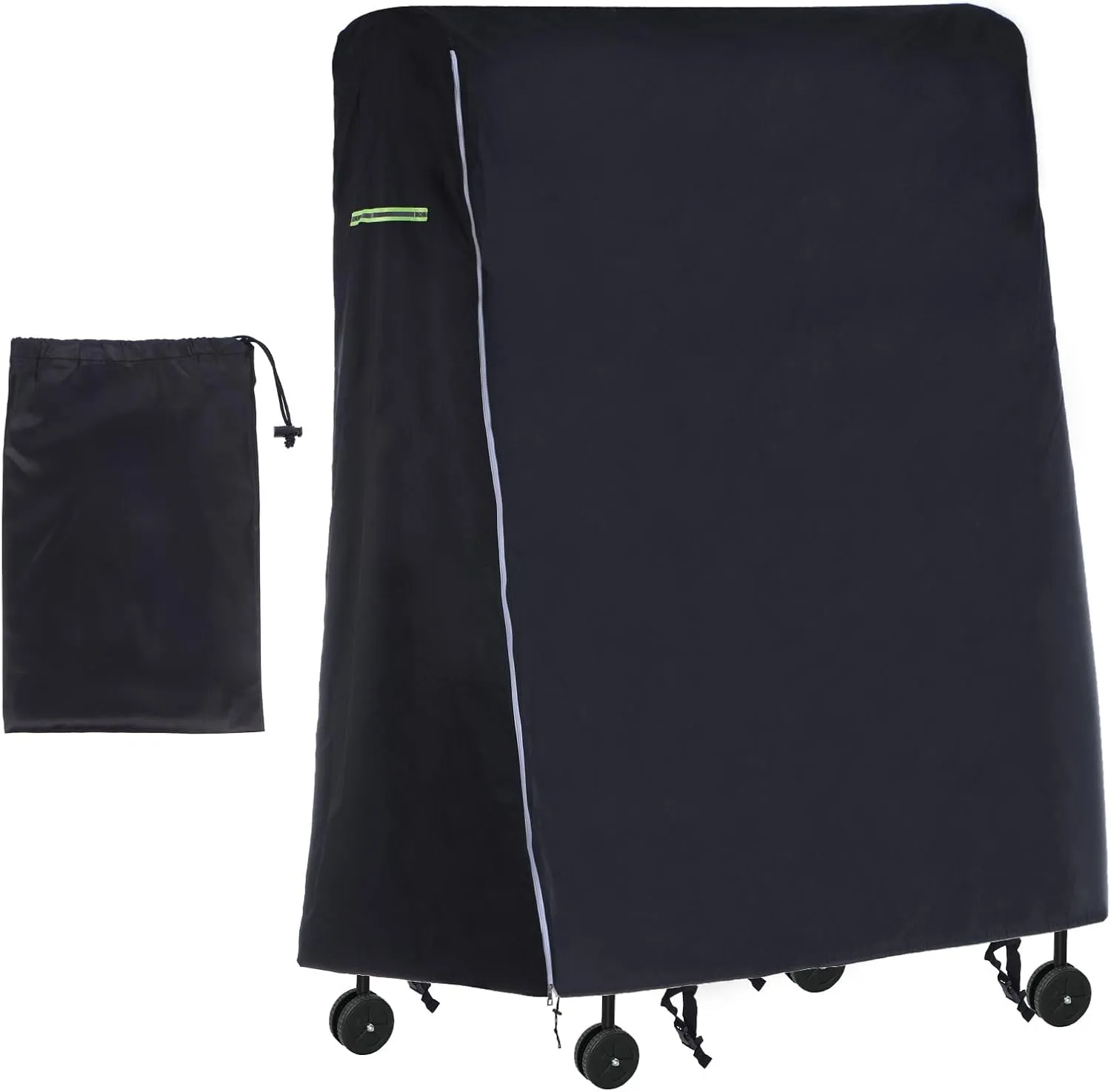 PATIKIL Folding Ping-Pong Table Cover Table Tennis Cover 420D Oxford Waterproof Foldable Table Cover with Storage Bag & Zipper for Outdoor Indoor