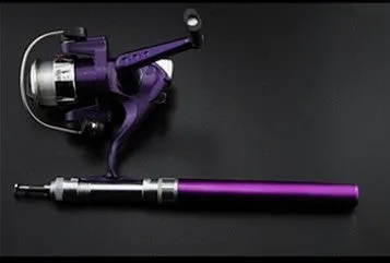 Pen Pole Suit, Mini Spinning Wheel Fishing Rod, Telescopic Short Fishing Set